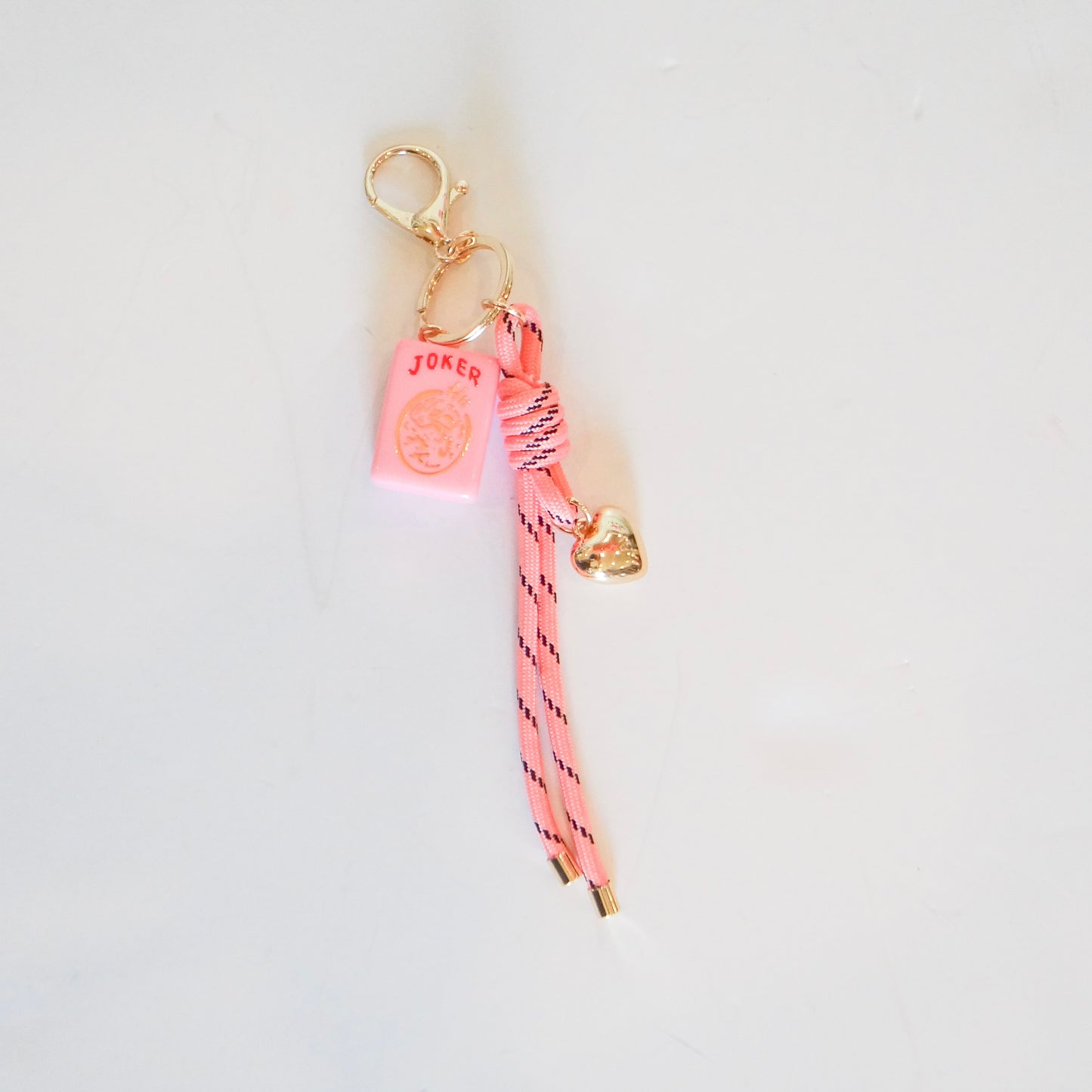 I Love Mahjong Keychain