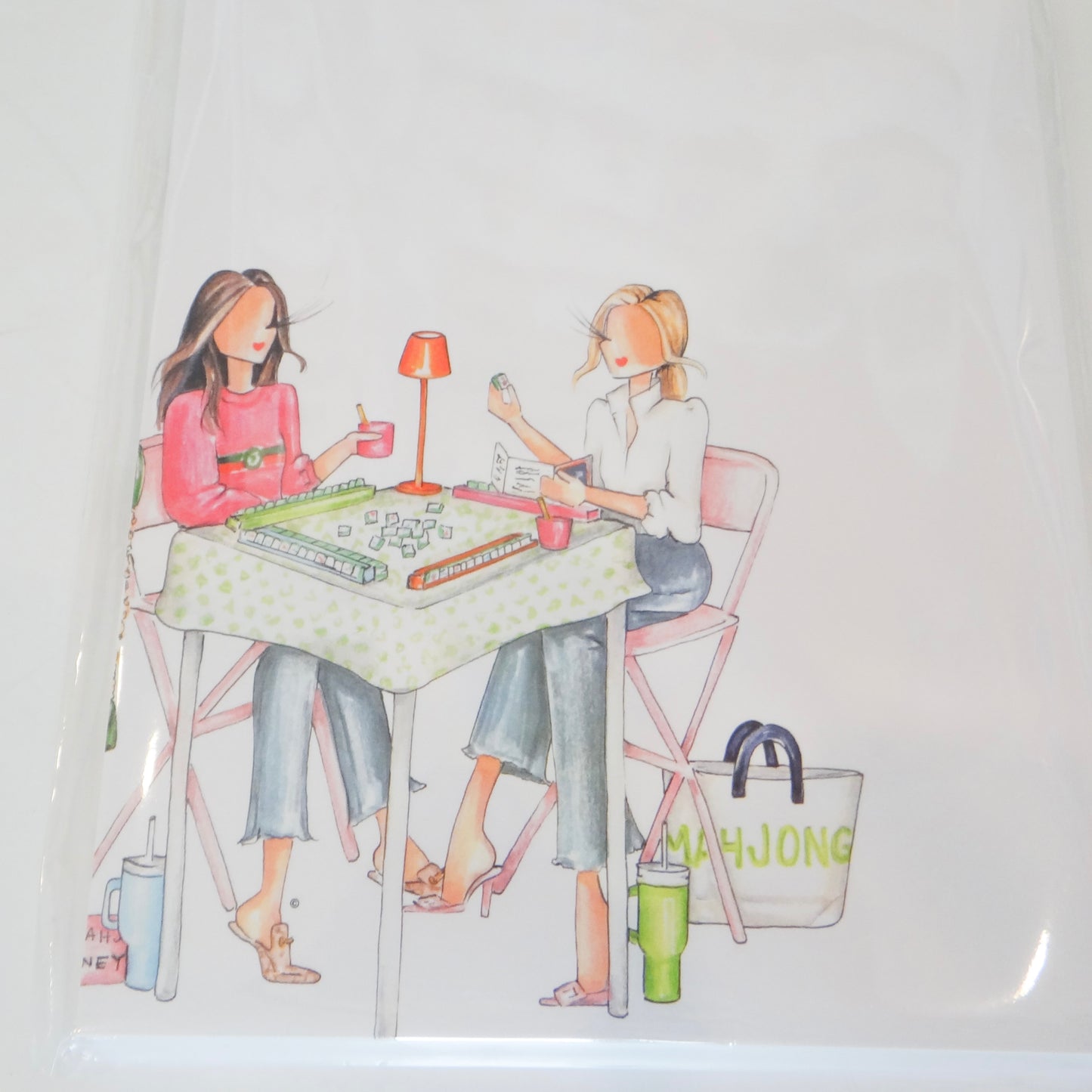 Mahjong Girls Notepad