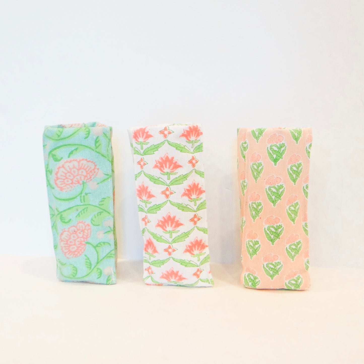 Floral Block Eyeglass Holder