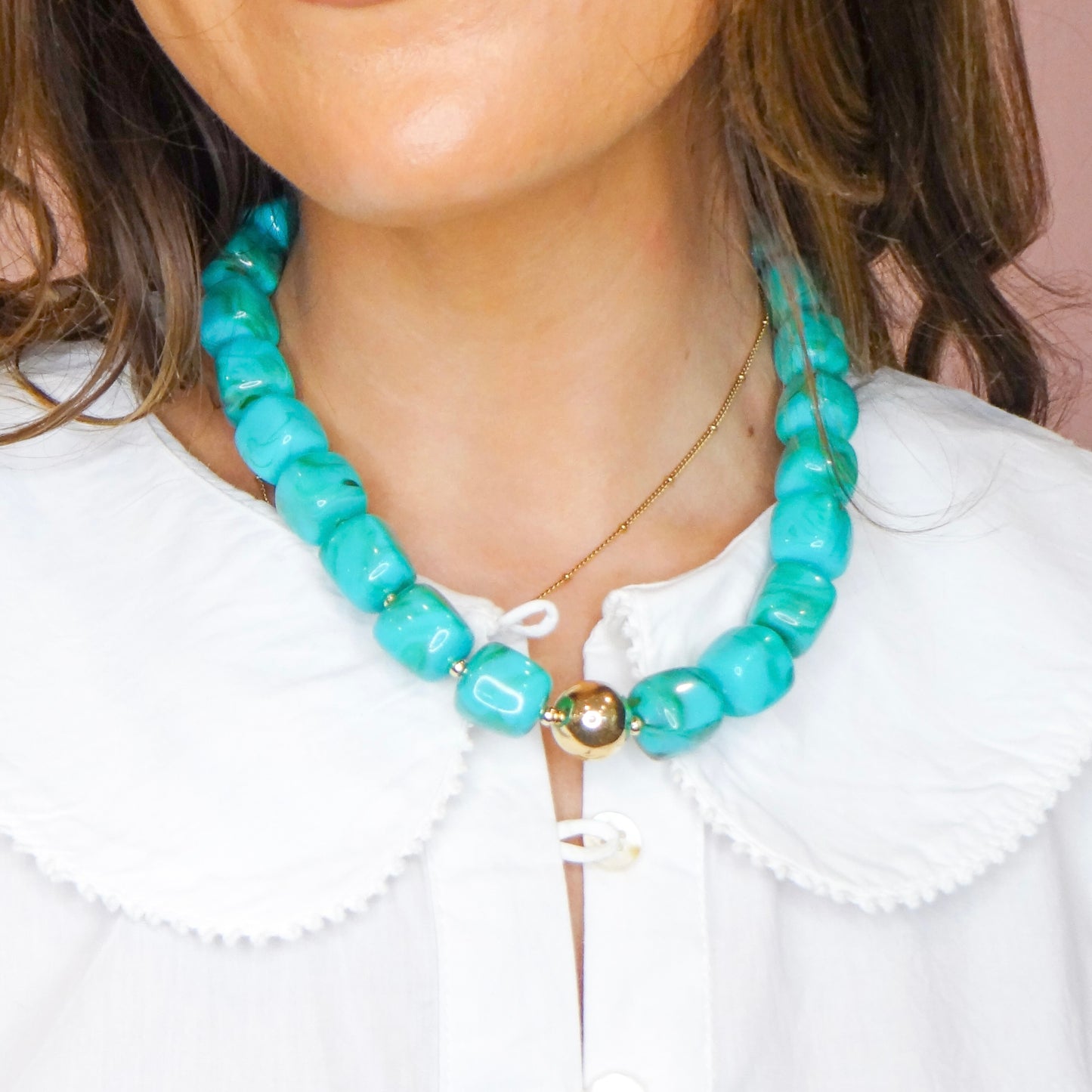 Golden Bauble Necklace