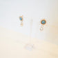 Turquoise Pearl Drop Earrings
