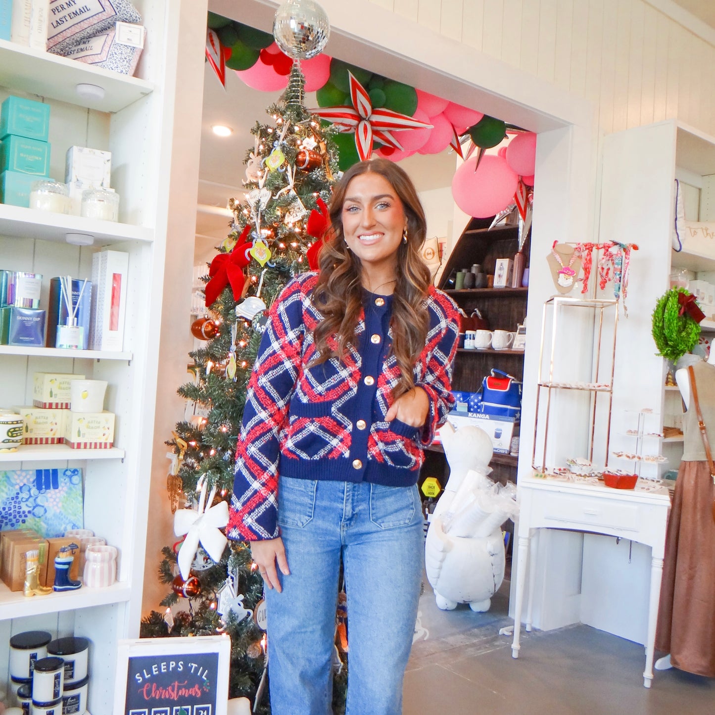 Vintage Plaid Sweater