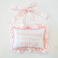 Welcome to the World Ruffle Pillow