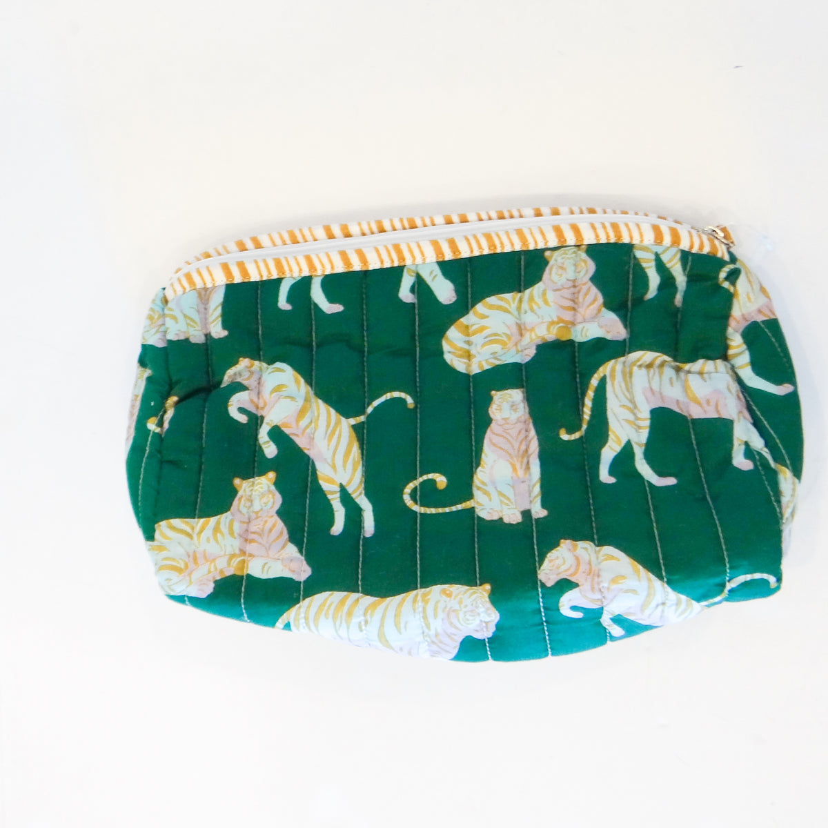 Chloe Tiger Quilted Cosmetic Bag