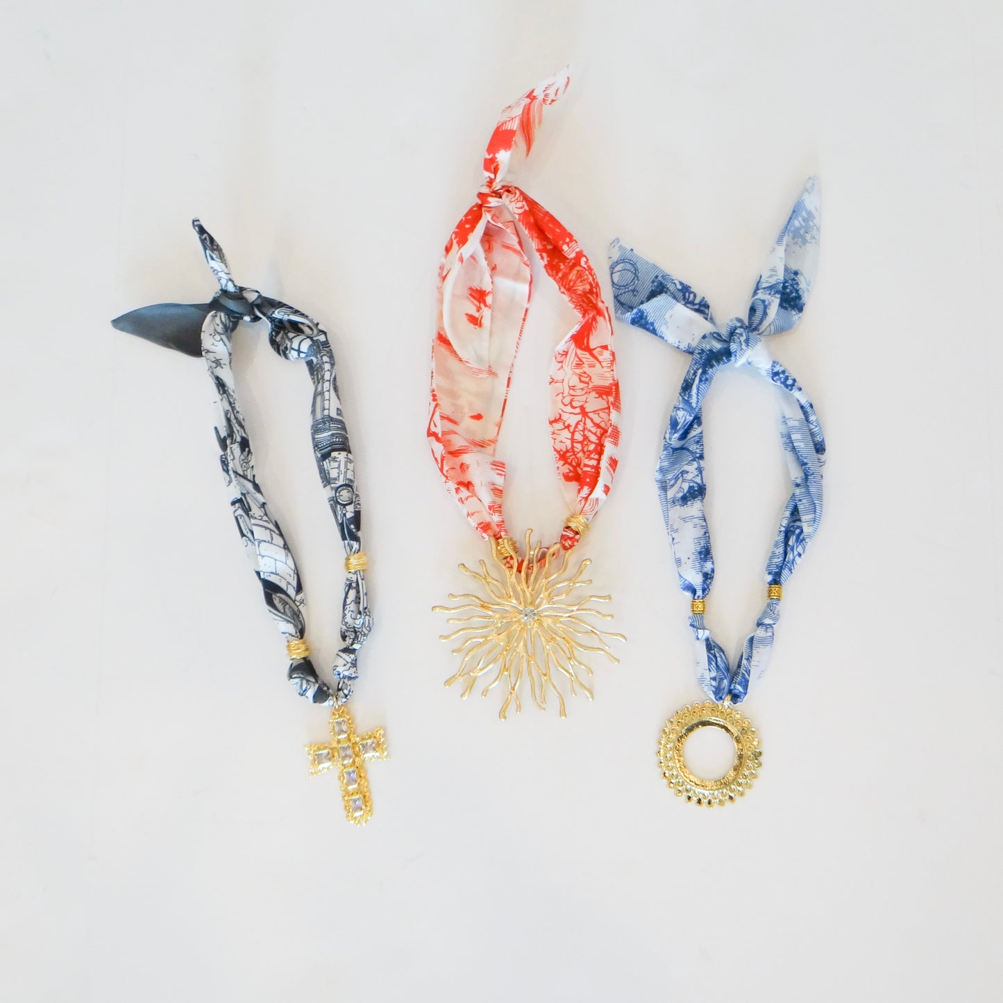 Scarf Charm Necklace