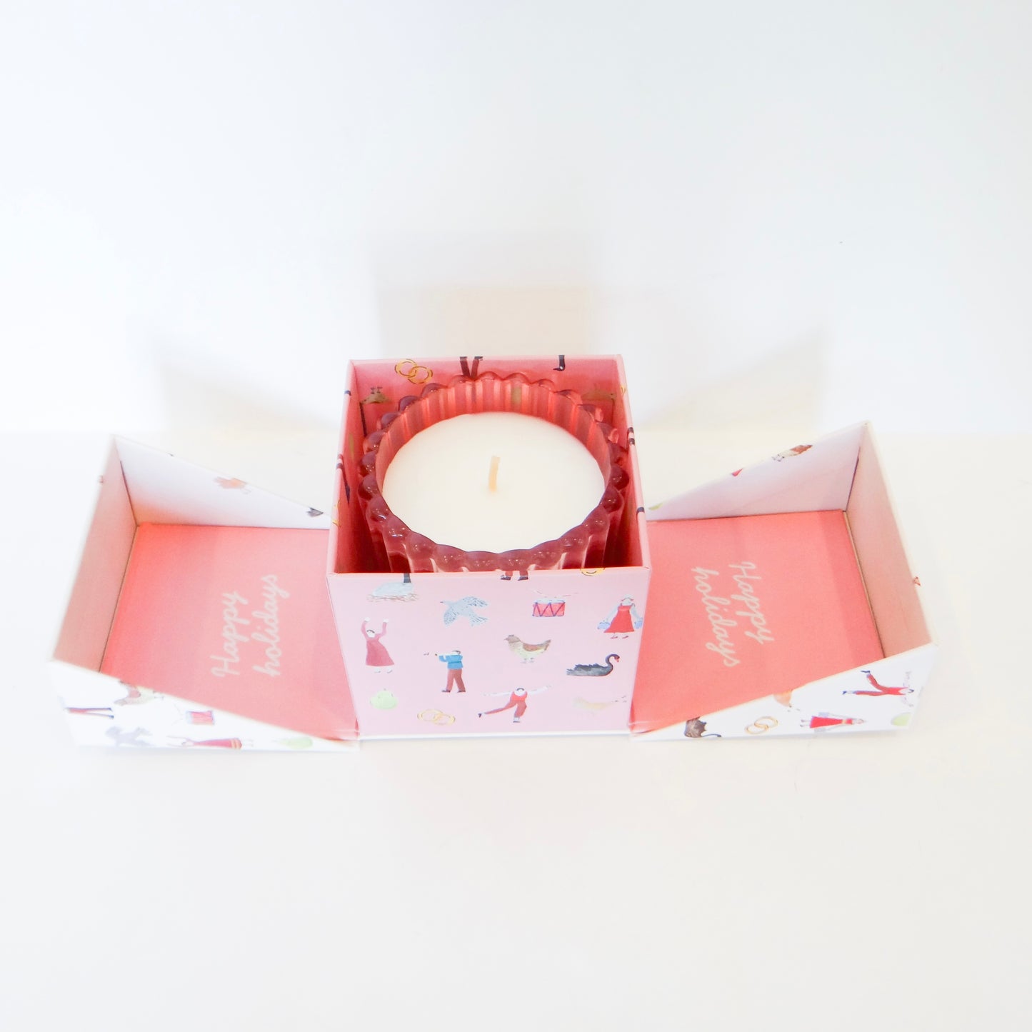 Pink Peppermint Merry Box Candle