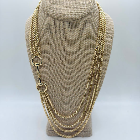 Horse Bit Chain Necklace