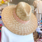 Straw Hat with Orange Band