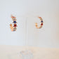 Star Spangled Glitter Hoops