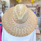 Straw Hat with Orange Band