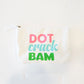 Dot Crack Bam Cosmetic Bag