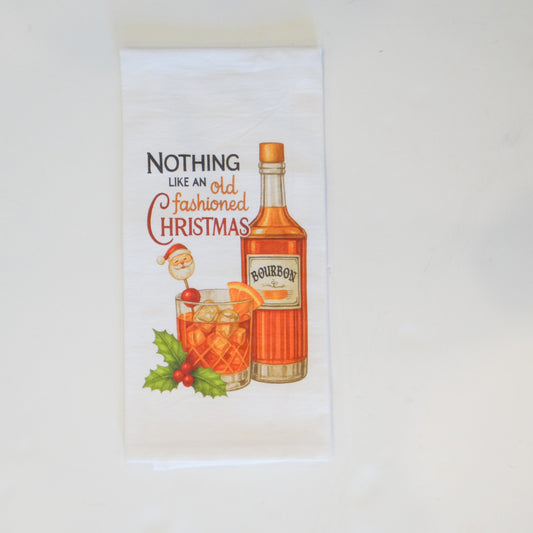 Old Fashioned Christmas Hand Towel