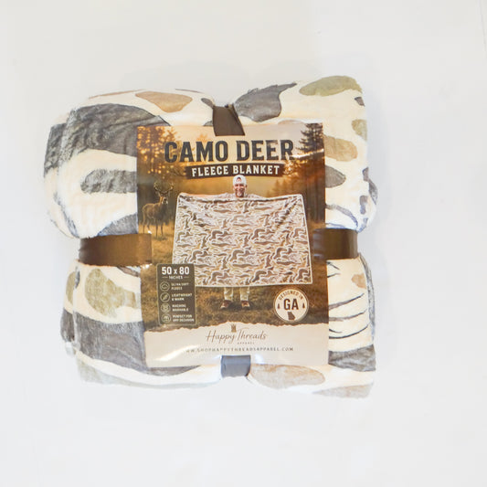 Camo Deer Blanket