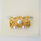 Vintage Pearl Scarf Ring