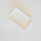 White Textured Soap Dish