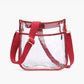 M2168CR Posie Clear Crossbody w/ Vegan Leather: Sand