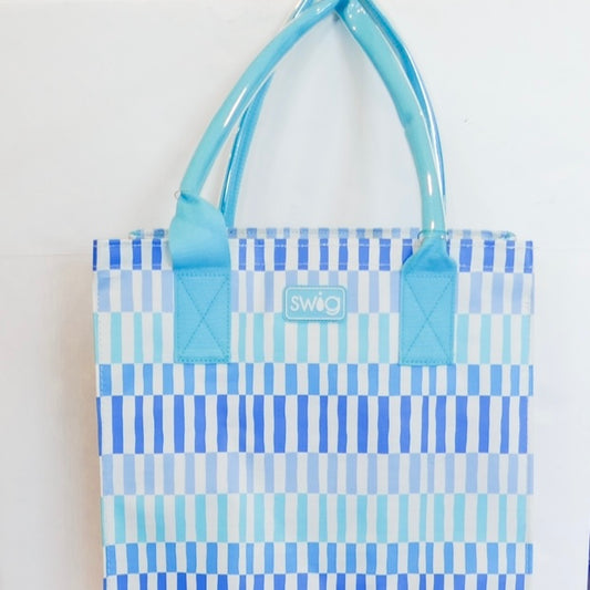 Glacier Stripe Mega Tote Bag