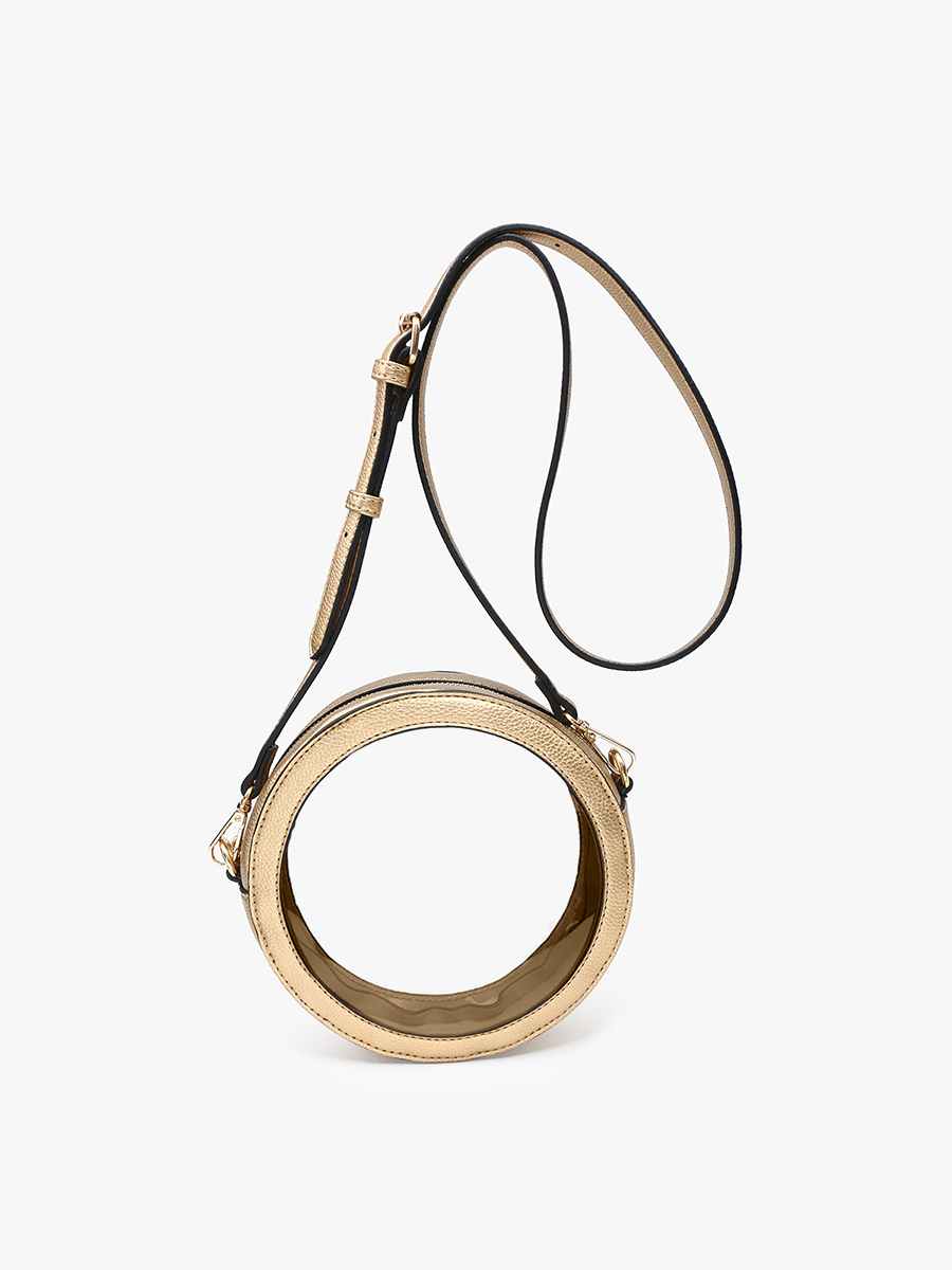 M2440CR Clear Circular Women's Crossbody Bag: Navy