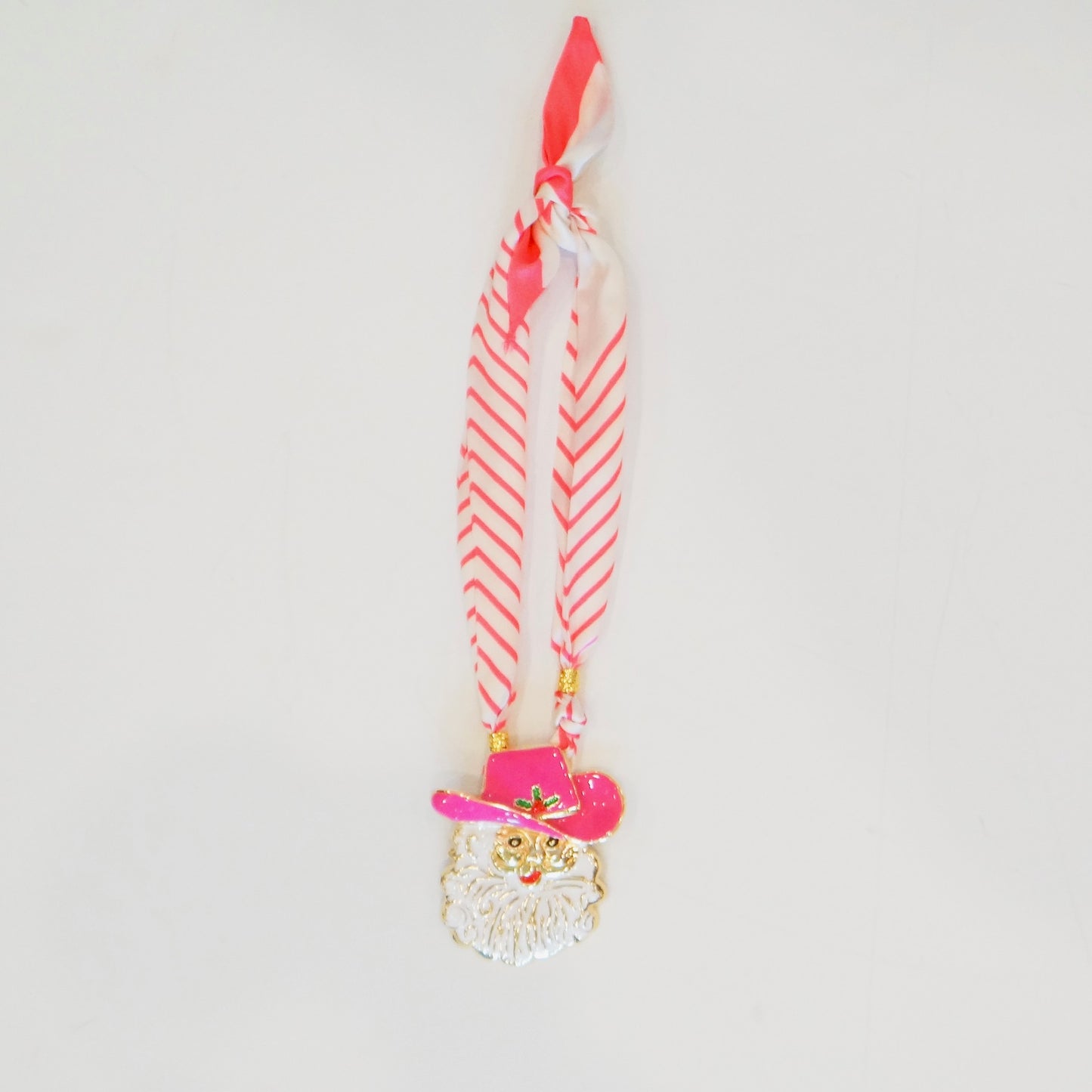 Christmas Scarf Charm Necklace