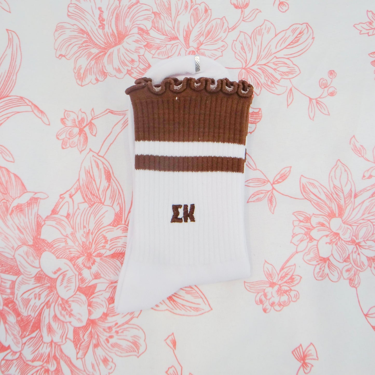 Sorority Lettuce Edge Socks