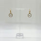 Earring of the Week - Pearl Huggie Hoop