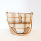 Georgina Plaid Bucket Bag