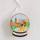 Enamel Auburn University Snow Globe Ornament, Christmas