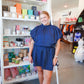 Navy Nights Mini Dress