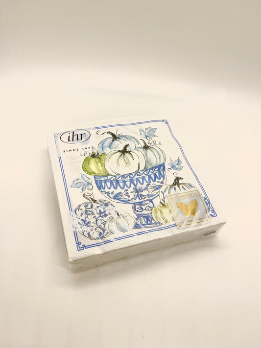 Chinoiserie Pumpkins Cocktail Napkins