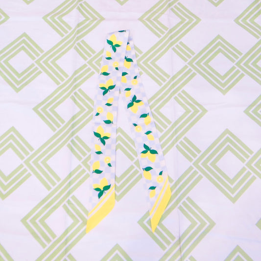 Lemon Spritz Skinny Scarf