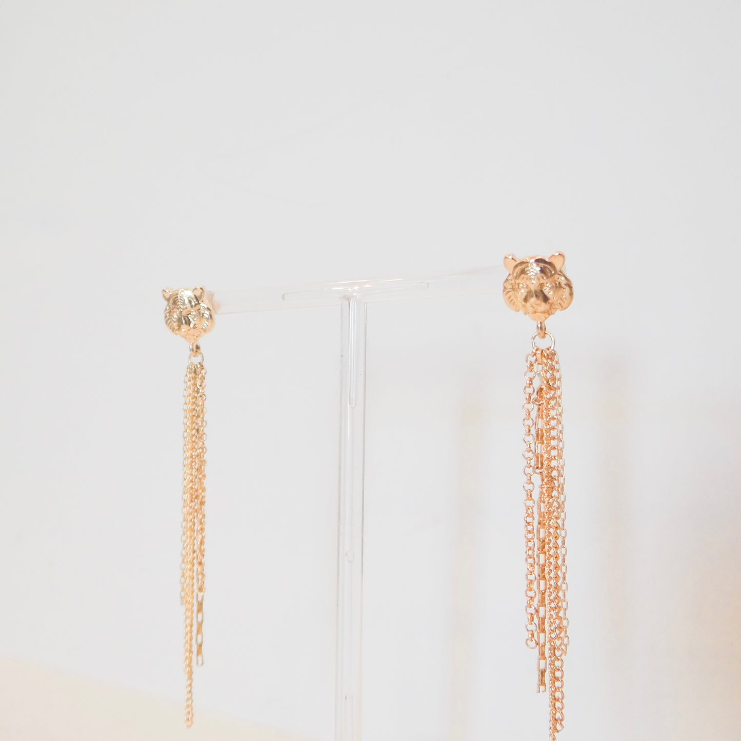 Tiger Dangle Earrings