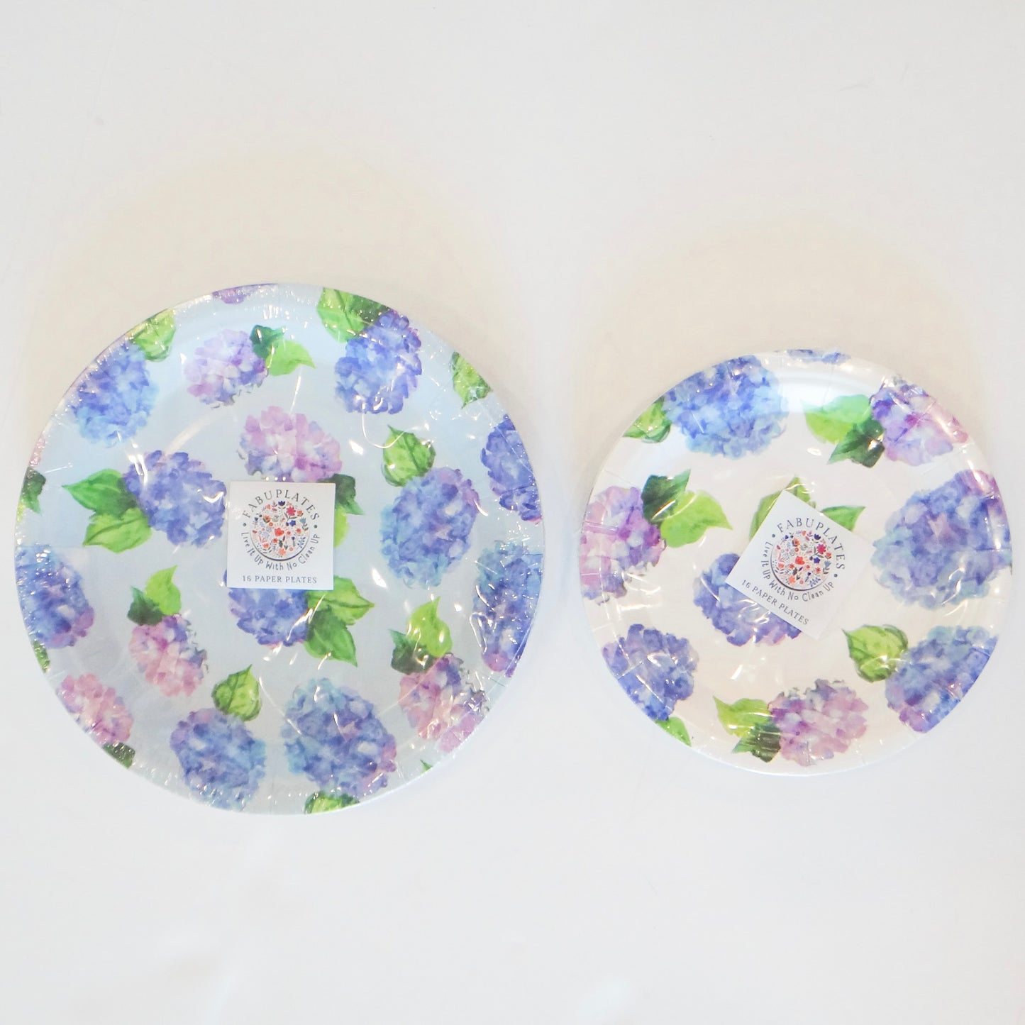 Hydrangeas 16ct 7" Paper Plates