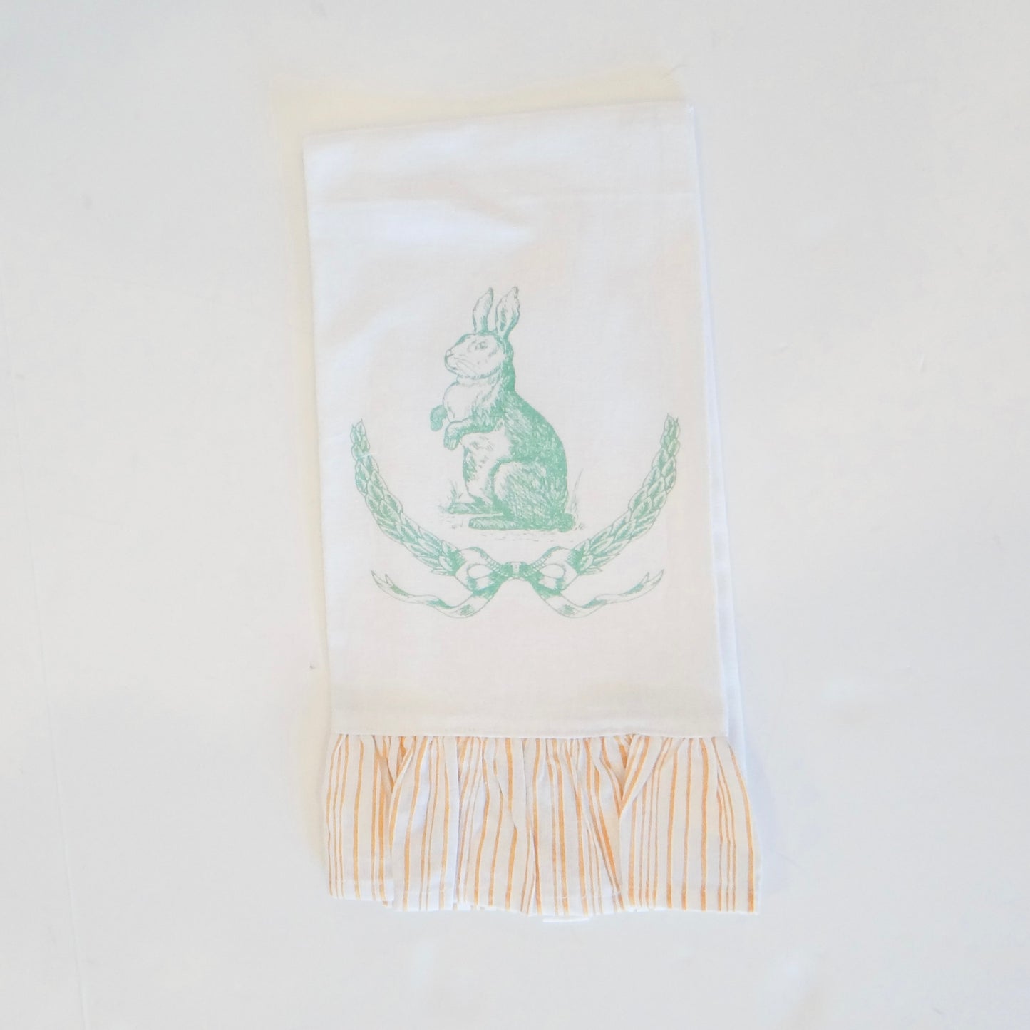 Laurel Wreath Bunny Hand Towel