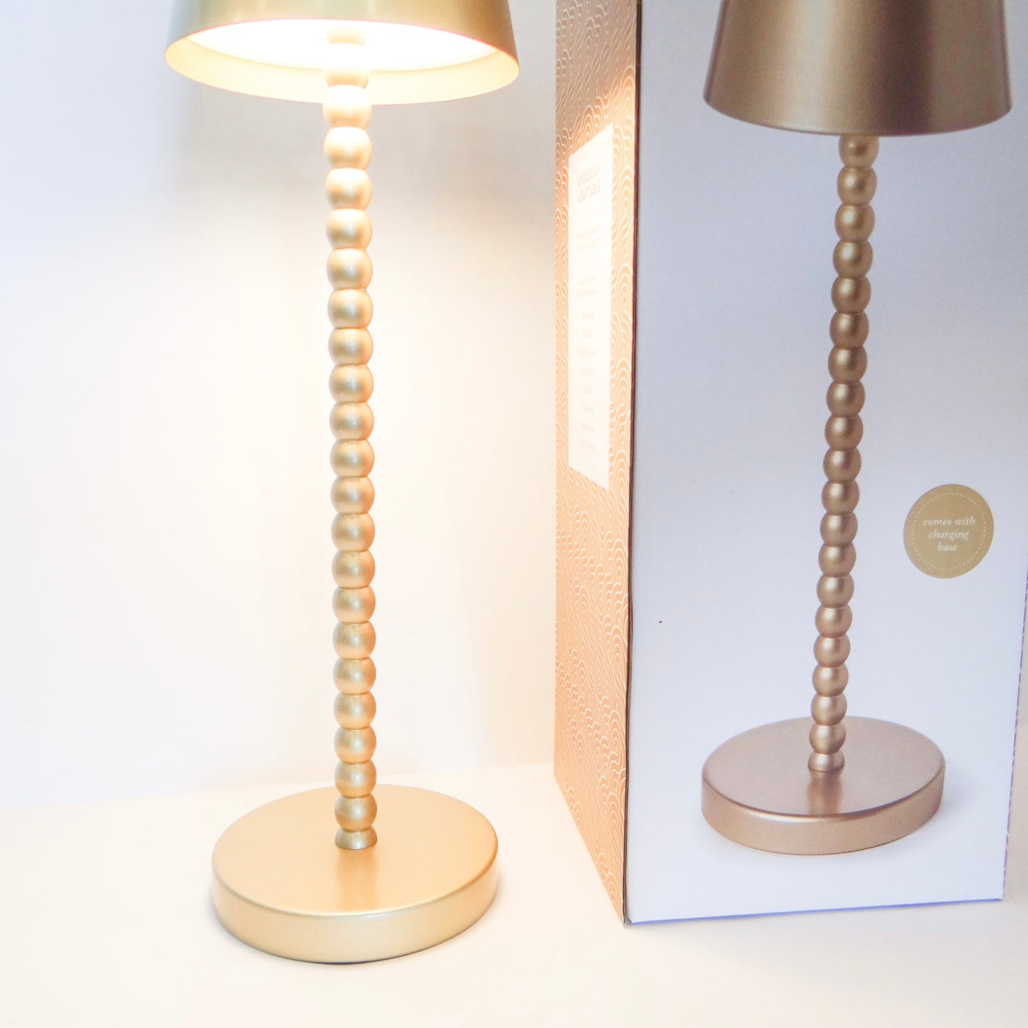 Gold Bubble Cordless Lamp