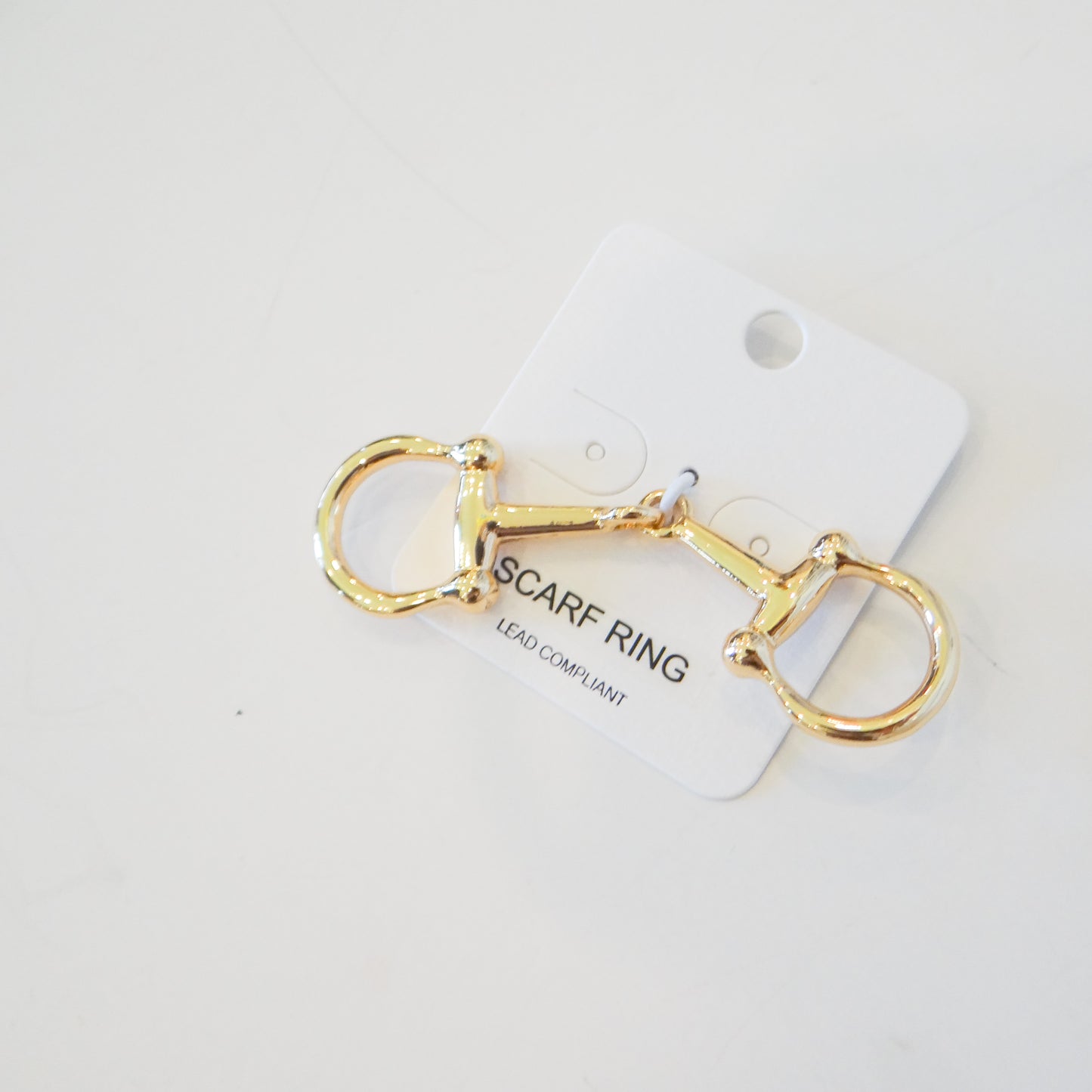 Horse Bit Scarf Ring