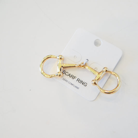 Horse Bit Scarf Ring