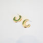 Gia Sculpted Hoop Earrings