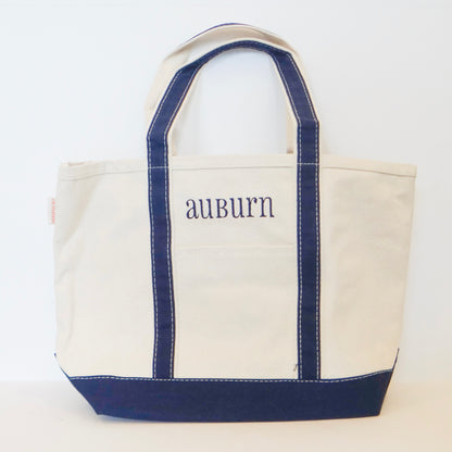 Classic Navy Boat Tote