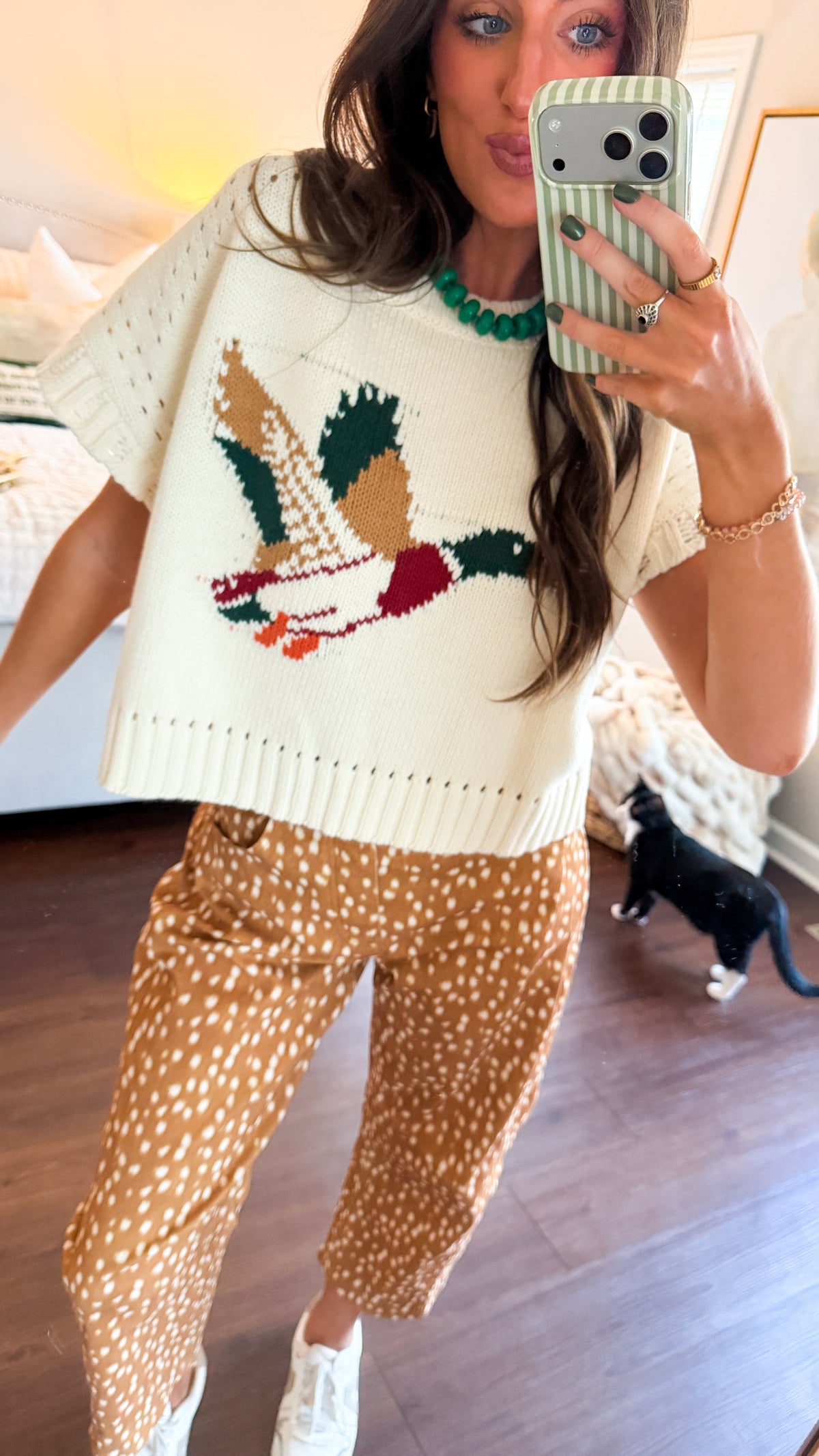 Flying South Sleeveless Sweater