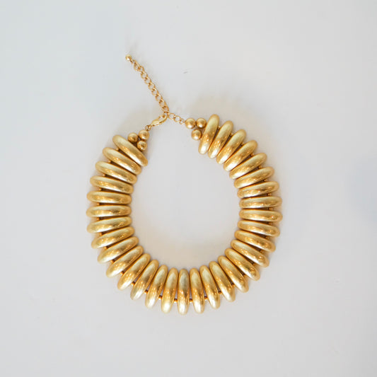 Vintage Gold Statement Necklace
