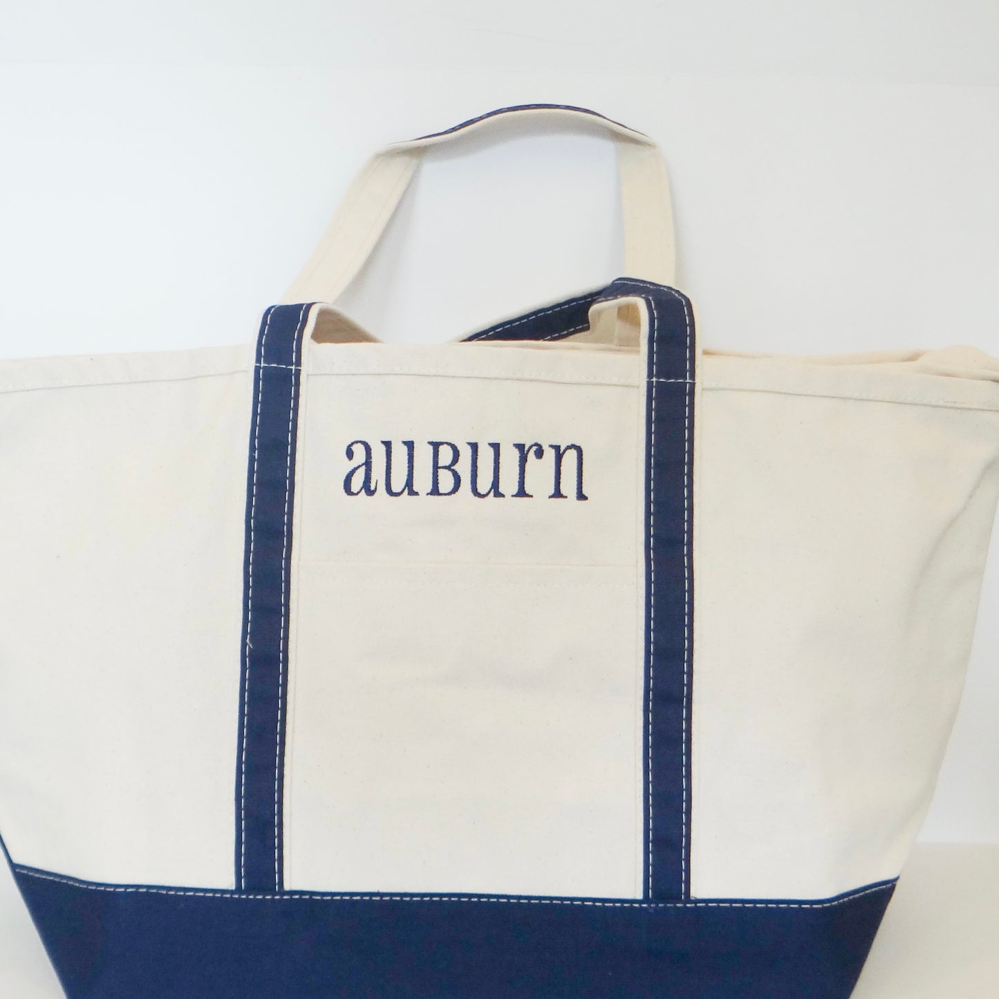Classic Navy Boat Tote