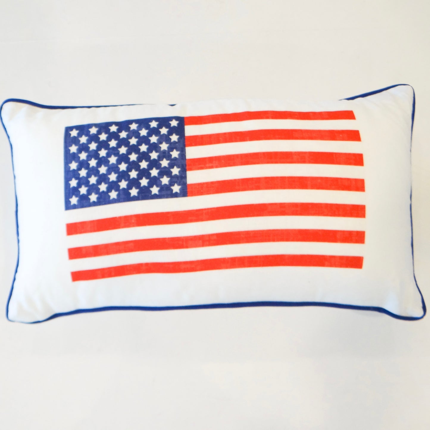 American Flag Lumbar Pillow