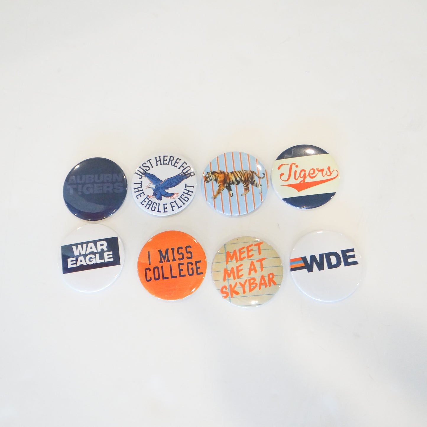 Auburn 3" Game Day Buttons