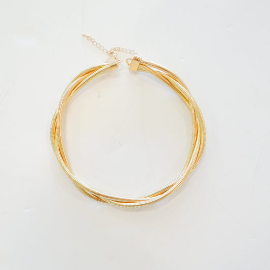 Gold Twist Necklace