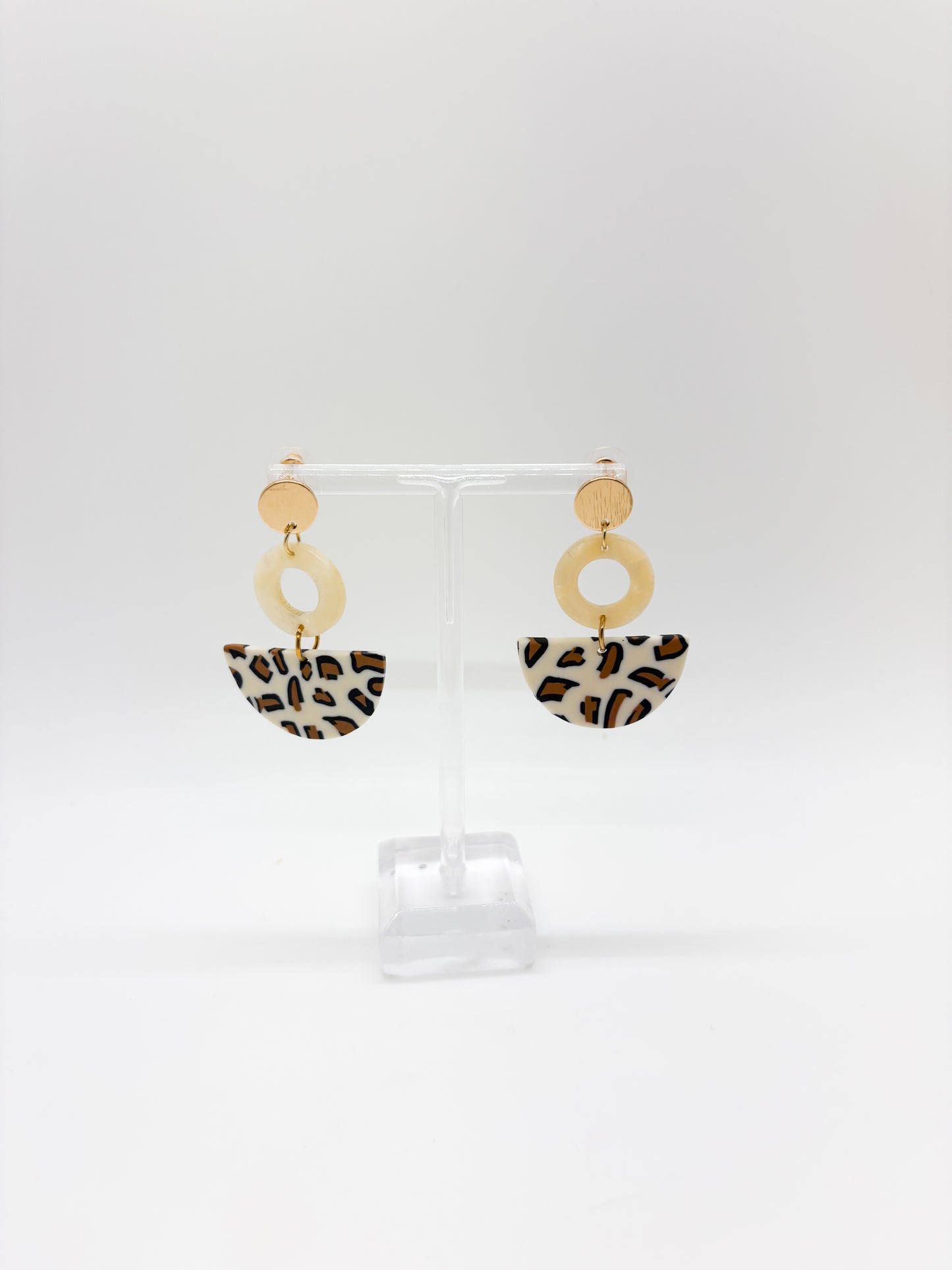Leopard Print Dangles