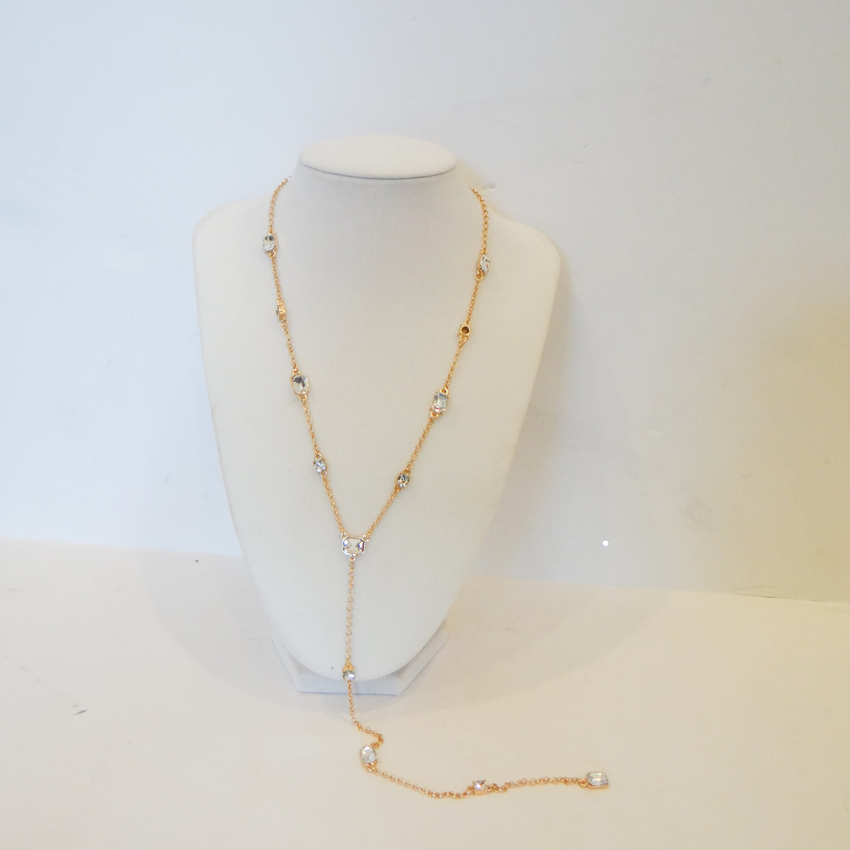 Gemstone Y Necklace