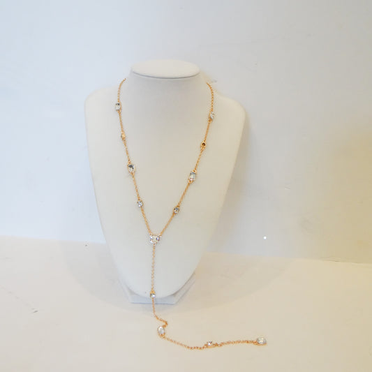 Gemstone Y Necklace