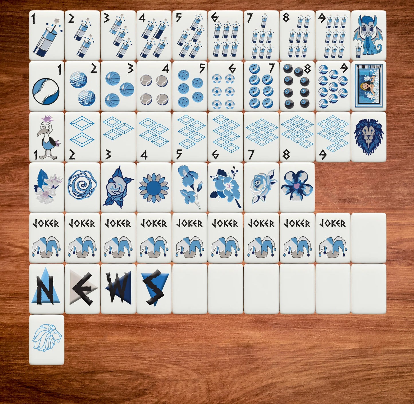 Sorority Mahjong Tiles