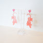 Tiger Heart Earrings
