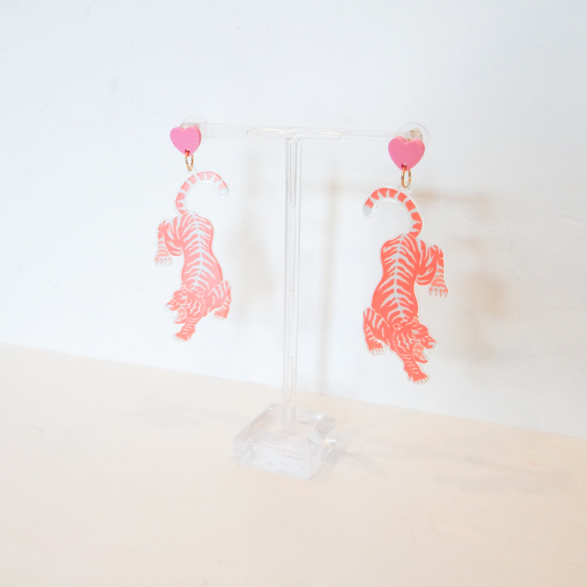 Tiger Heart Earrings